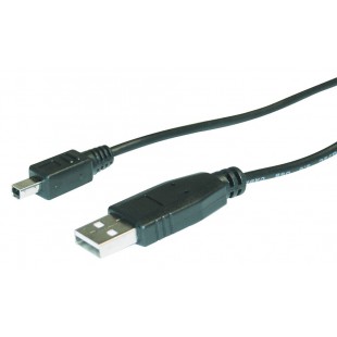 CABLE USB 2.0 A - MINI USB B 4P - 1.8m
