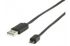 Valueline USB 2.0 adapter cable A Male - Micro B Male - 1m