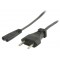 Valueline power cable Swiss plug - IEC320 C7 - 1.8m