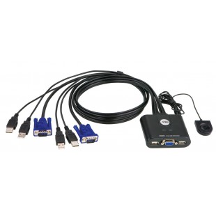 COMMUTATEUR KVM USB 2 PORTS ATEN