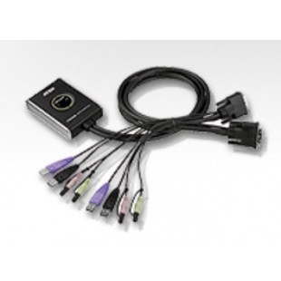 Aten 2 port USB KVM switch with audio