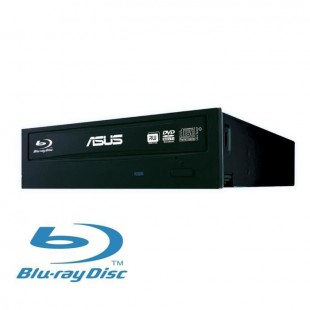 ASUS Graveur interne Blu-Ray 14x - Lecteur 12x Blu-Ray - Interface SATA - Mémoire tampon 4 Mo - Format compatible BDXL, DVD et C