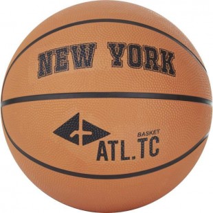 ATHLI-TECH Ballon de basket New York - Orange Clair - T6