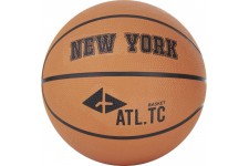 ATHLI-TECH Ballon de basket New York - Orange Clair - T6