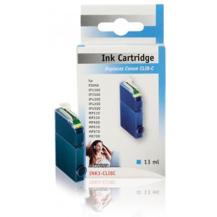 König cyan inkcartridge for Canon pixma printers and multifunctionals. compatible with Canon CLI-8C