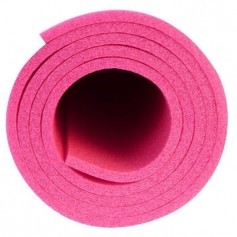 AVENTO Tapis de sol fitness / yoga mousse 7 mm - Rose