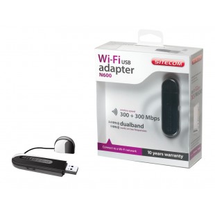 Sitecom Wi-Fi USB Adapter N600 