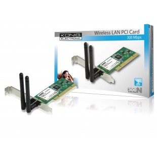 König carte PCI LAN sans fil 300 Mbps