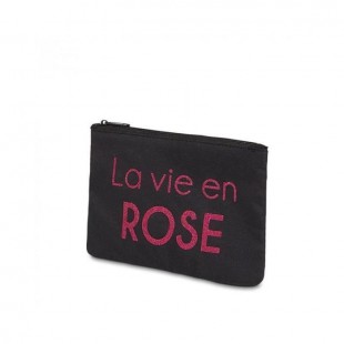 BAM - Pochette noire - Message "La Vie en Rose"