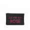 BAM - Pochette noire - Message "La Vie en Rose"