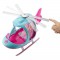 BARBIE - Barbie Hélicoptere - Véhicule de Poupée - Hélicoptere Rose & Bleu - Peut contenir 2 Poupées Barbie