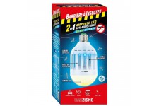 BARRIERE A INSECTES Etui 1 Ampoule LED Barzone anti-moustiques 2-en-1