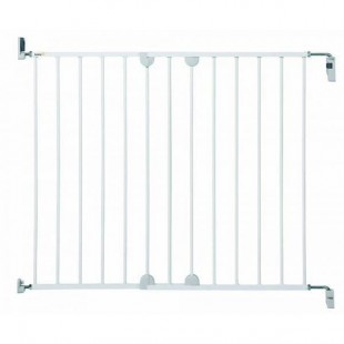 Barriere Safety First wall-fix extending metal blanche