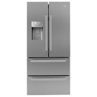 BEKO GNE60532DX - Réfrigérateur - 2 portes & 2 tiroirs - Neo Frost - Distributeur d'eau - 530 L - A++ - Inox