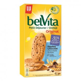 Belvita Allégé Céréales et Pépites De Chocolat 300g