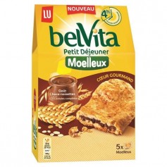 Belvita moelleux coeur gourmand chocolat noisettes 250G