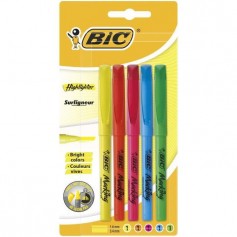 BIC - Surligneur Brite Liner BIC Highlighter assortis x5