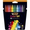 BIC Color Up Feutres de Coloriage a Pointe Fine - Couleurs Assorties, Etui Carton de 12