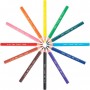 BIC Kids Evolution Triangle ECOlutions Crayons de Couleurs Triangulaires - Couleurs Assorties, Etui Carton de 12