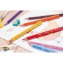 BIC Kids Evolution Triangle ECOlutions Crayons de Couleurs Triangulaires - Couleurs Assorties, Etui Carton de 12