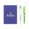 BIC My Message Kit Dreamer - Kit de Papeterie avec 1 Stylo-Bille BIC 4 couleurs/1 Surligneur BIC Highlighter Grip Vert/1 Carnet 