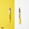 BIC My Message Kit Fabulous - Kit de Papeterie avec 1 Stylo-bille BIC 4 couleurs/1 Surligneur BIC Highlighter Grip Jaune/1 Carne
