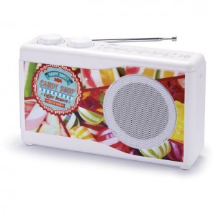 BIGBEN TR23CANDY Radio portable - Tuner analogique - Candy Shop