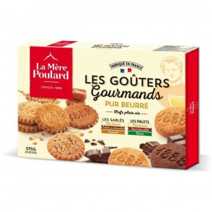 Biscuiterie la Mere Poulard Boite Assortiment "Les Gouters Gourmands" 375G