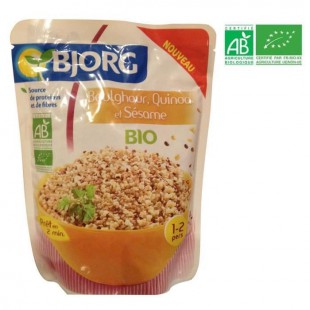 BJORG Boulghour Quinoa sésame Bio 250g