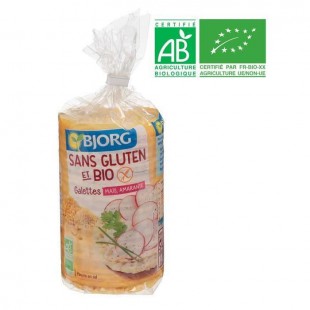 BJORG Galettes Mais, Amarante Sans Gluten Bio - 150 g