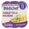 BLEDICHEF Courgettes et macaronis 2x230g