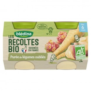 BLEDINA - Les récoltes BIO légumes oubliés 2x130g