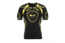 BLK Epaulieres de Rugby Tek 6 Shoulder Tee Padded Adulte Noir et jaune
