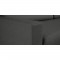 BOB Canapé d'angle réversible 3 places - Tissu gris anthracite - Contemporain - L 197 x P 138 cm