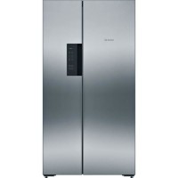 BOSCH - KAN92VI35 - Réfrigérateur Américain - 604L (387L + 202L) - Froid ventilé - A++ - L91,2cm x H175,6cm - Inox
