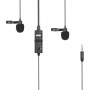 BOYA M1DM Double microphone lavalier - Sortie TRRS - Câble 4 m