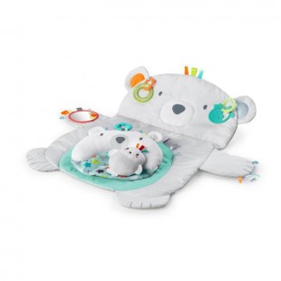 BRIGHT STARTS Tapis d'éveil Ours Polaire Tummy Time Prop & Play?