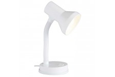 BRILLIANT Lampe de bureau flexible Junior hauteur 30 cm Ø13 cm E27 40W blanc