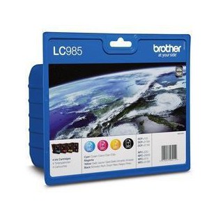 Brother LC985 Cartouches d'encre Multipack Coul...