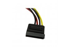 Câble d'alimentation LP4 vers SATA de 15 cm - Câble convertisseur d'alimentation Molex vers SATA de 15 cm - SATAPOWADAP
