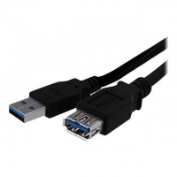 Câble d'extension USB 3.0 A vers A de 1 m - M/F - Rallonge USB A SuperSpeed en noir - M/F - USB3SEXT1MBK