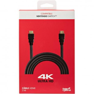 Câble HDMI 4K UlTRA HD 3 m noir Nintendo Switch