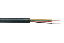 Tasker telephone cable 4 conductors on reel 100 m black