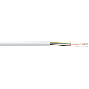 Tasker telephone cable 4 conductors on reel 100 m white