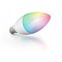 CALIBER HWL1101 Ampoule LED intelligente E14 blanc froid a blanc chaud et RGB multicolore contrôlée par App.
