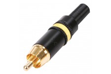 RCA MALE JAUNE PLAQUEE OR 