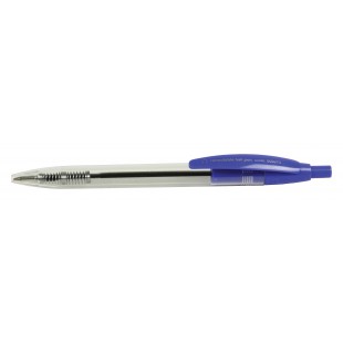 Office retractable pen blue