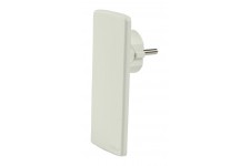 Energizer flat plug 230 V for schuko and french connection white