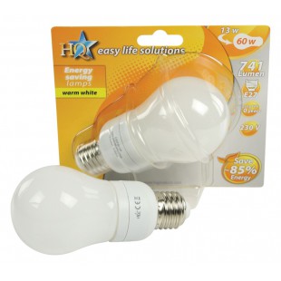 HQ Energy Saving Lamp GLS E27 12W