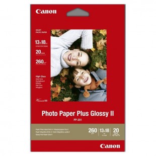 Canon PP-201 Papier Photo Brillant Format 13x18cm (20 feuilles)